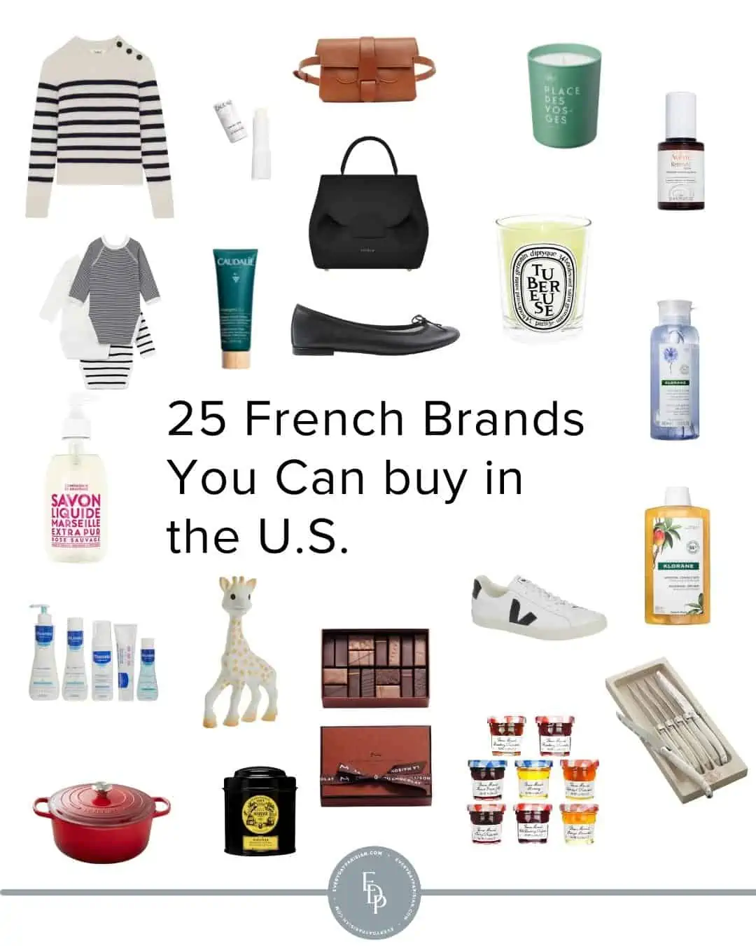 25 French Brands You Can Buy in the US everyday parisian 