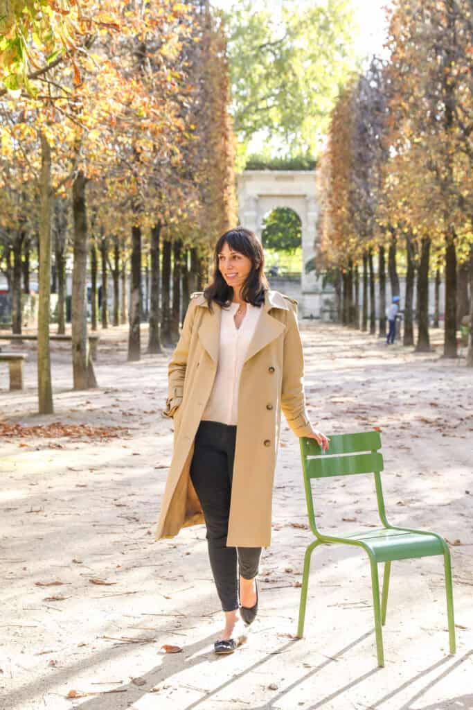 sezane trench coat everyday parisian paris