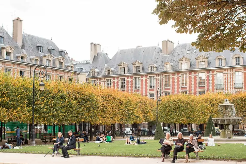 Shop Fall in Place des Vosges Print Here