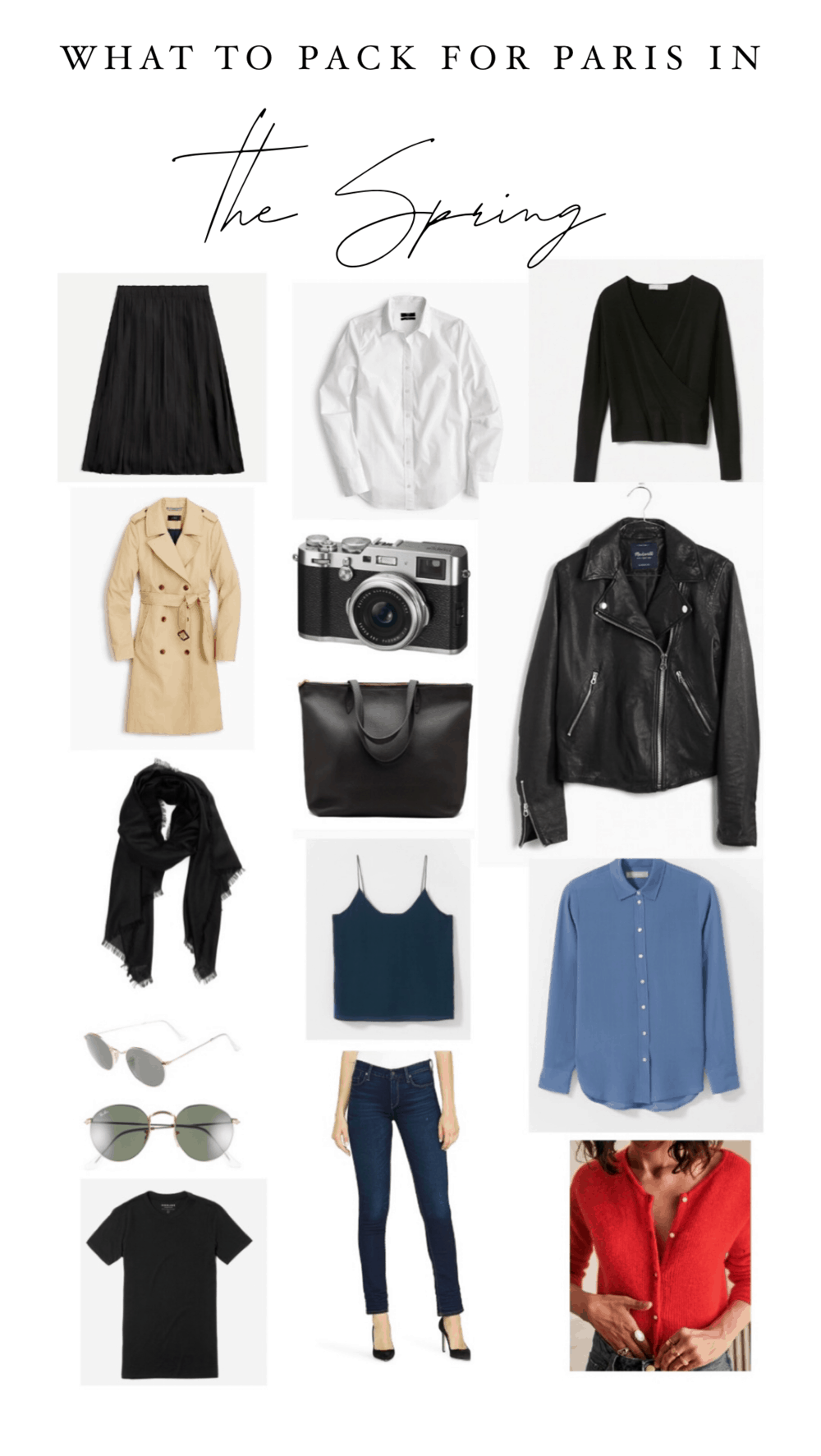 what to pack for Paris in the Spring everyday parisian
