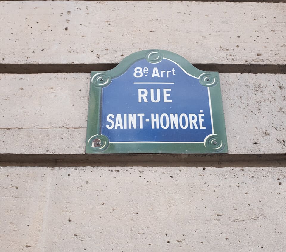 rue saint-honoré paris france everyday parisian