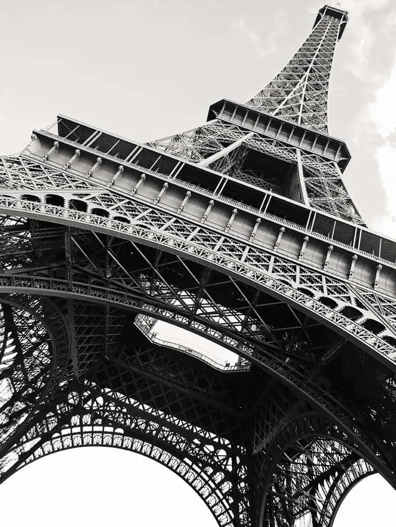 Shop Black and White Eiffel Tower Print Here