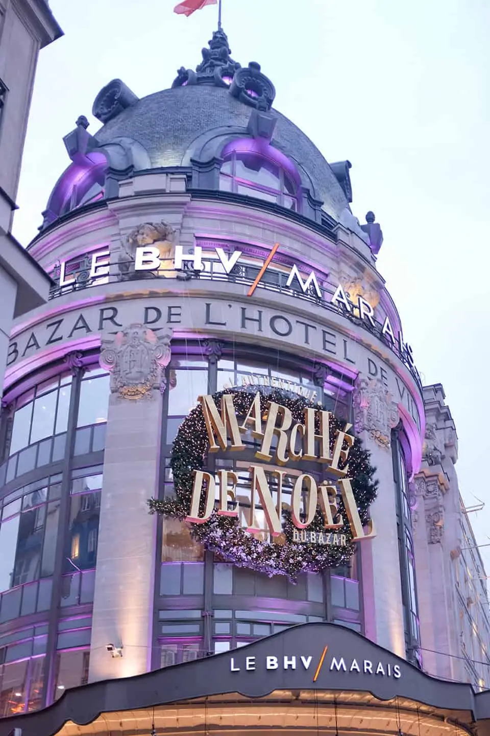 bon marche christmas marche due noel du bazar