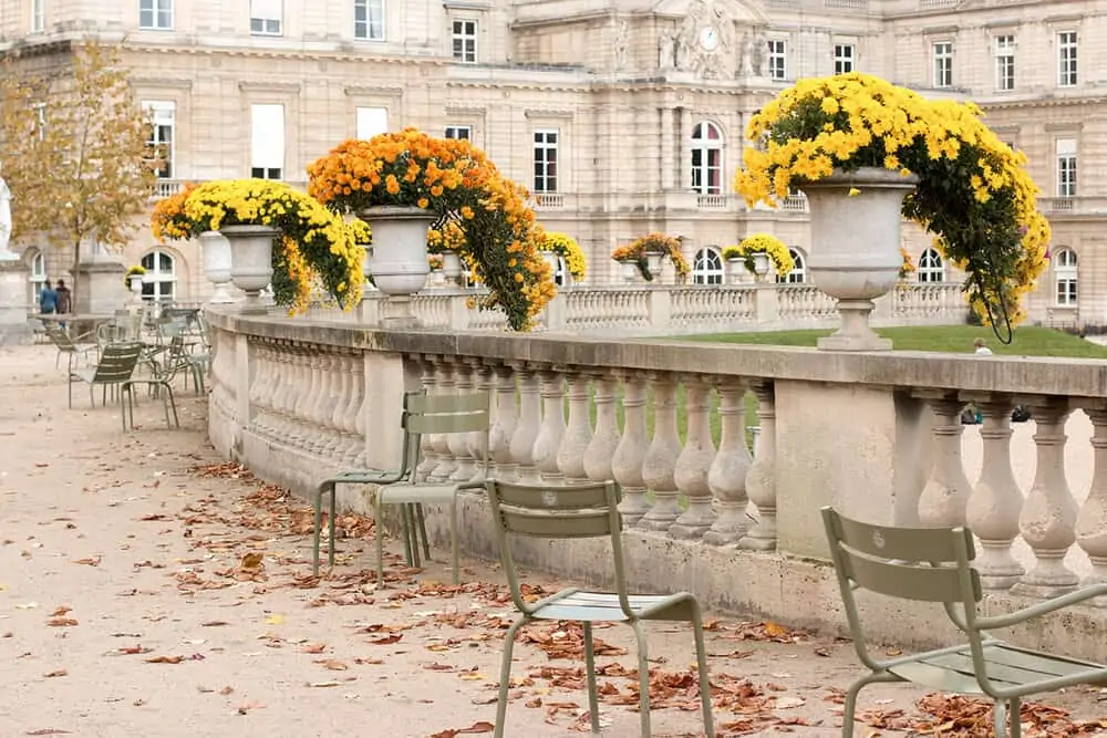 Luxembourg Gardens in the Fall 