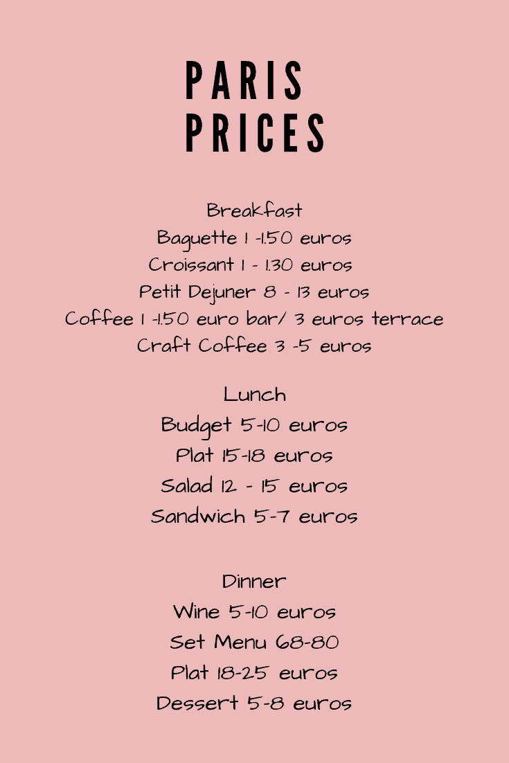 how much should I budget for a trip to Paris