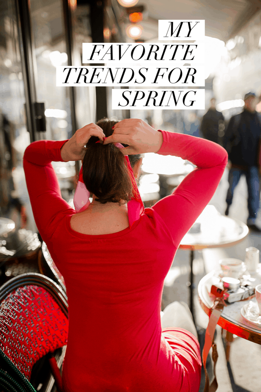 my favorite trends for Spring everyday parisian