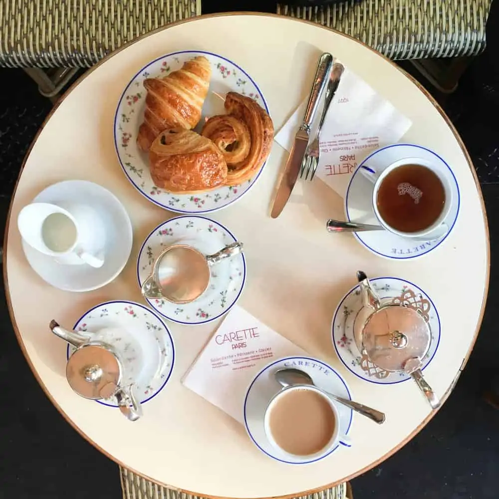 Typical Breakfast in Paris