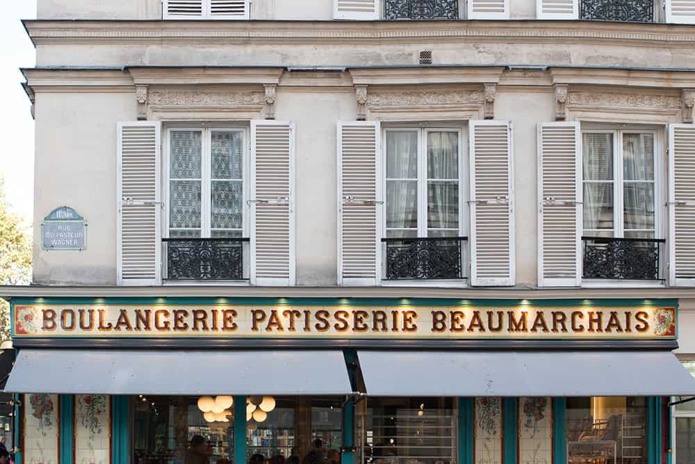boulangerie 28 beaumarchais paris france