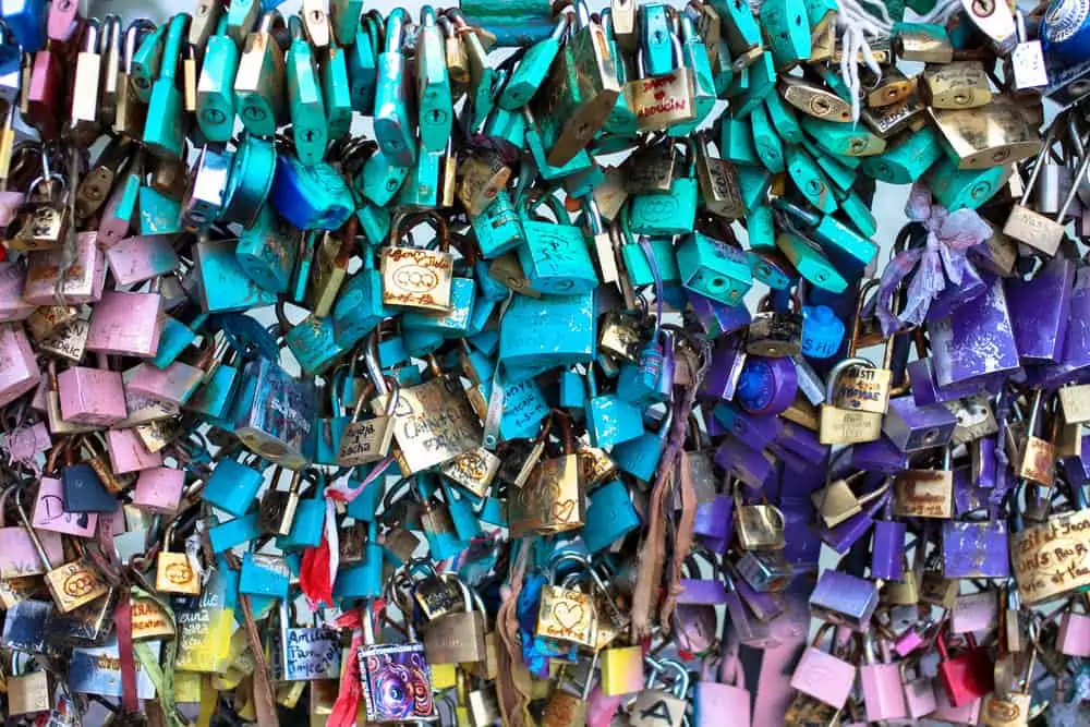 lock locks on the bridge in paris, france rebecca plotnick