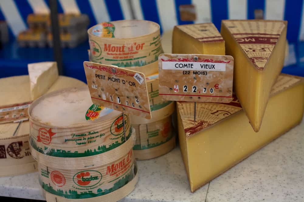 cheese at the Paris Bastille Market everyday parisian 