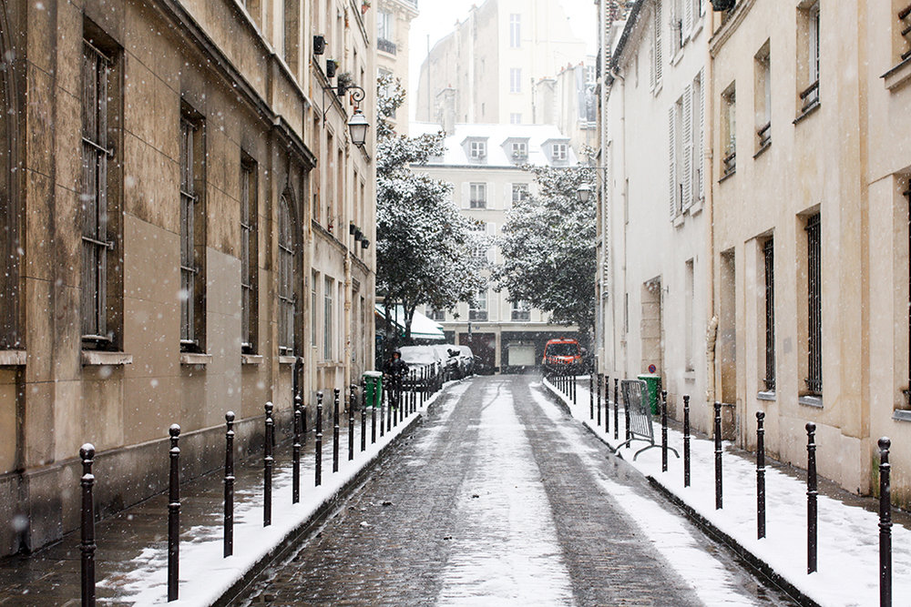 a look at paris in the snow by rebecca plotnick