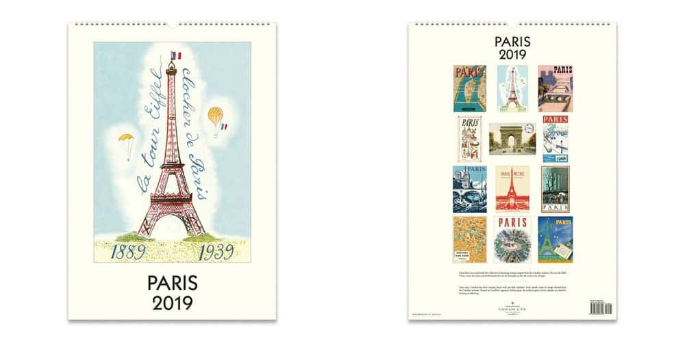 paris calendar cavillini available at paper source