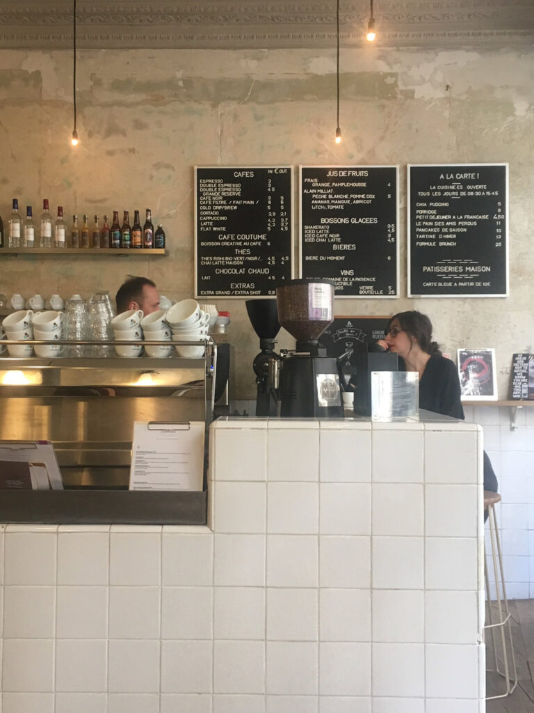 coutume coffee shop in Paris, France 