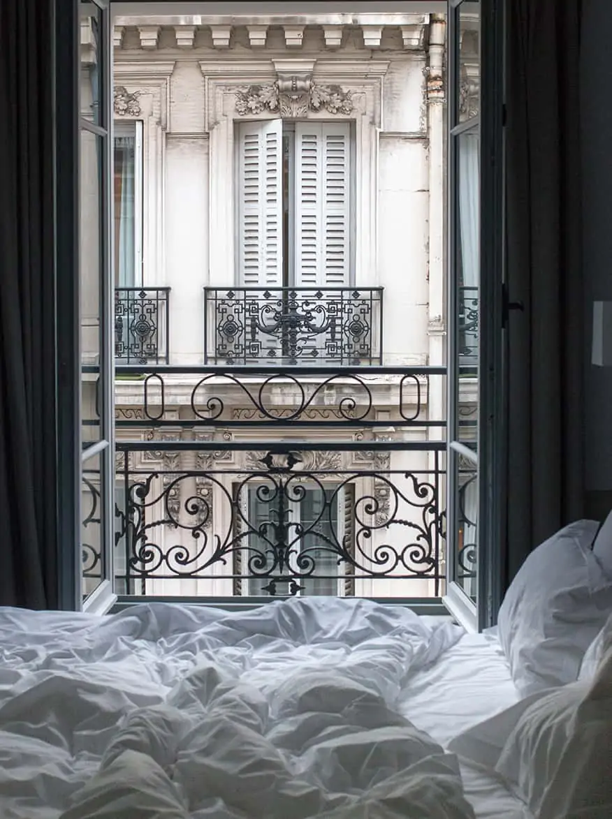 parisian bedroom scene