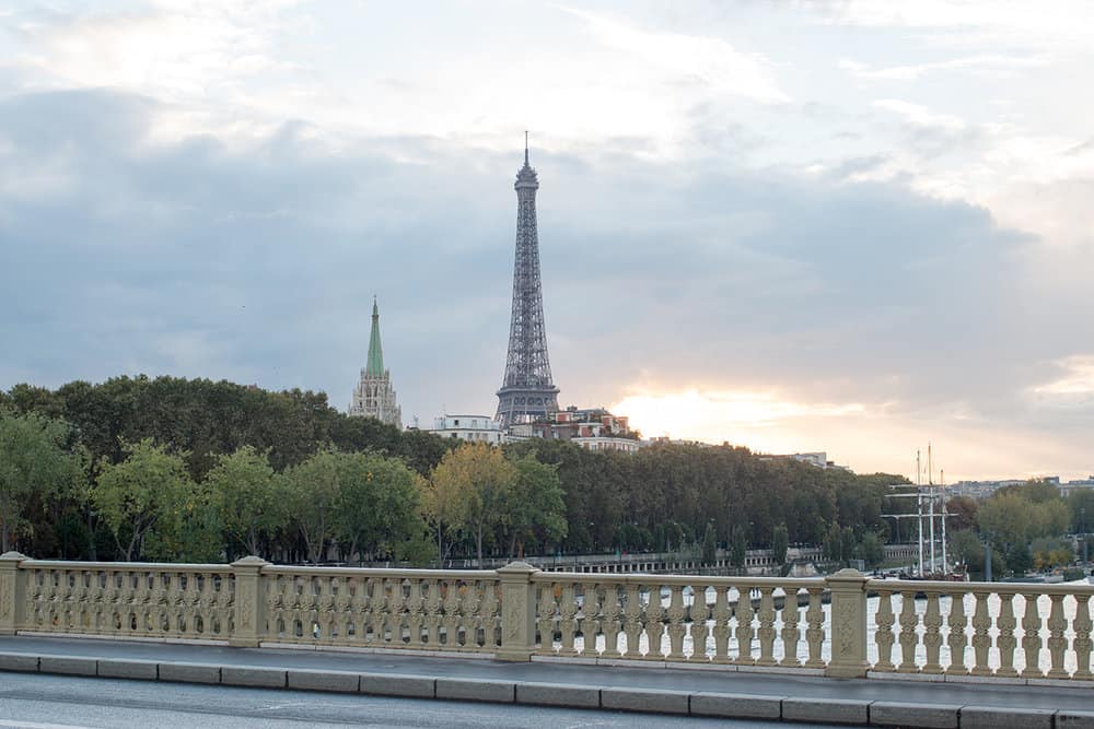 Paris Eiffel Tower Sunset @rebeccaplotnick