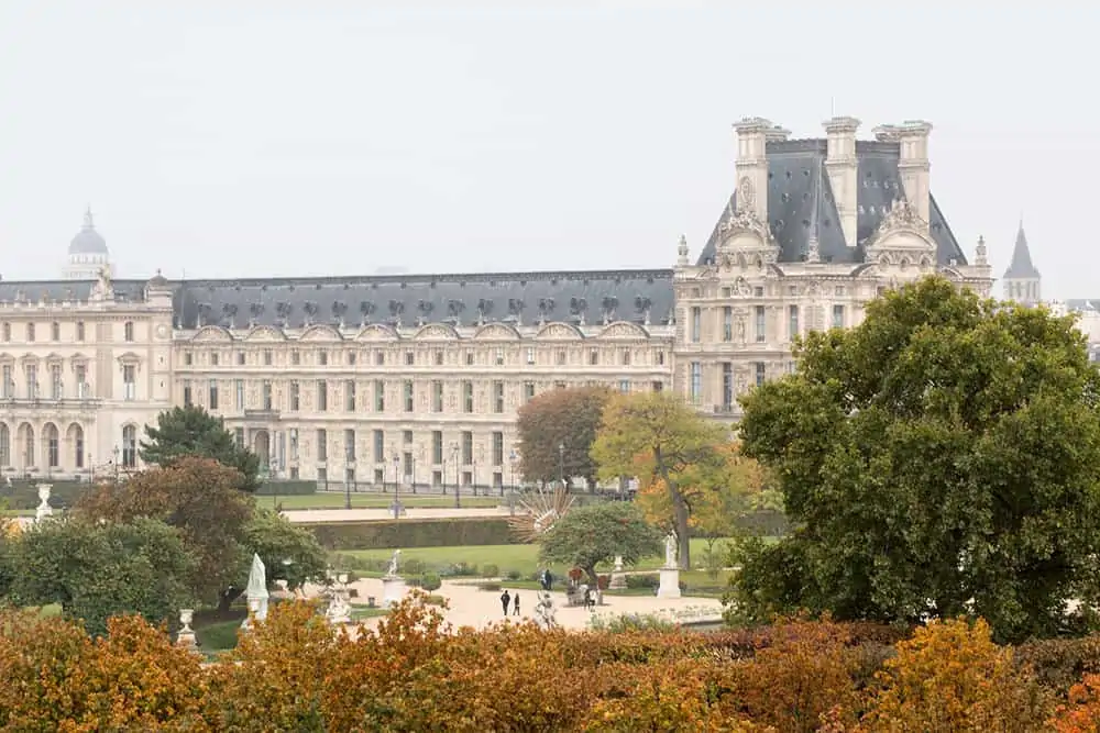 Louvre in the Autumn Paris, France