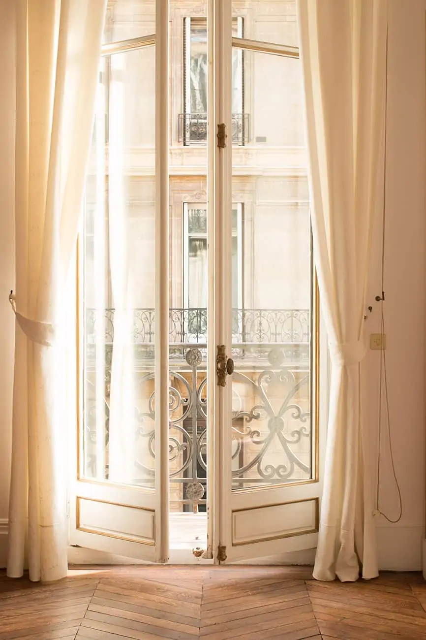 paris apartment window