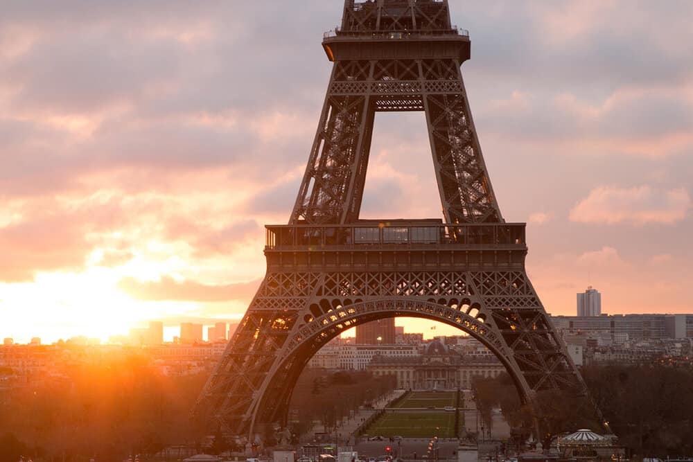 Eiffel tower for January Desktop Backgrounds