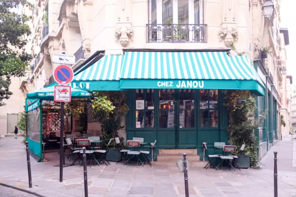 Chez Janou The Best People-Watching Cafés in Paris