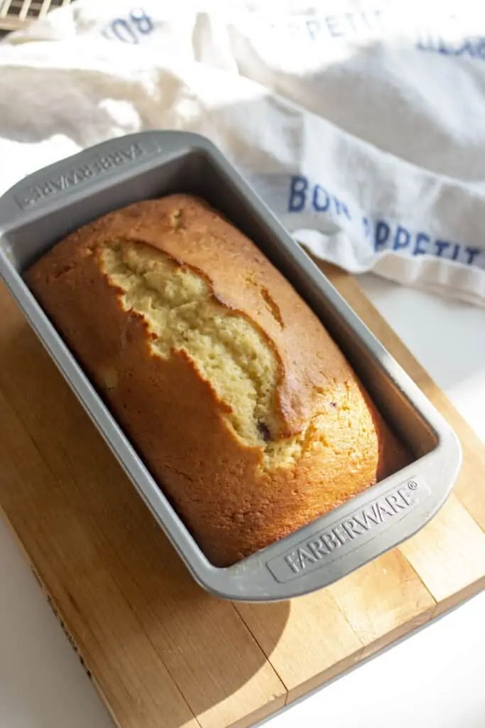 cake in a loaf pan