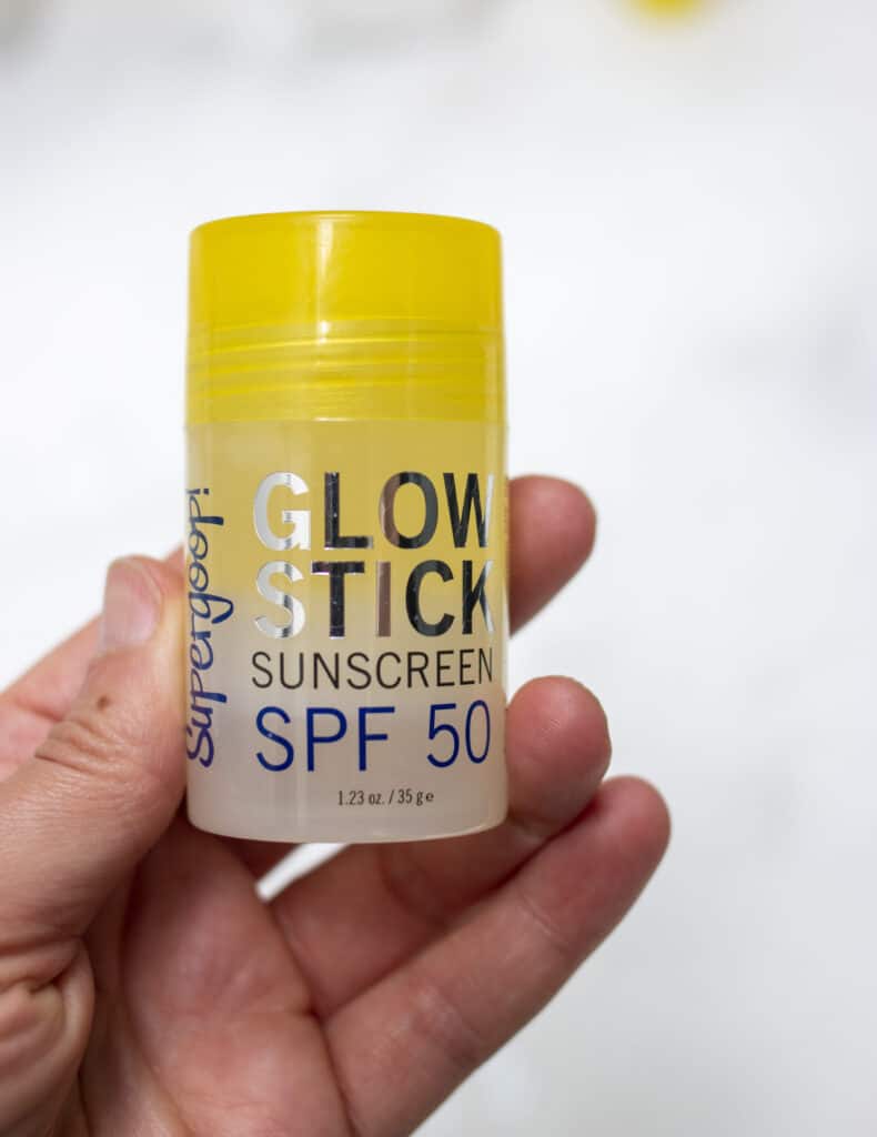 glow stick sunscreen with spf 50