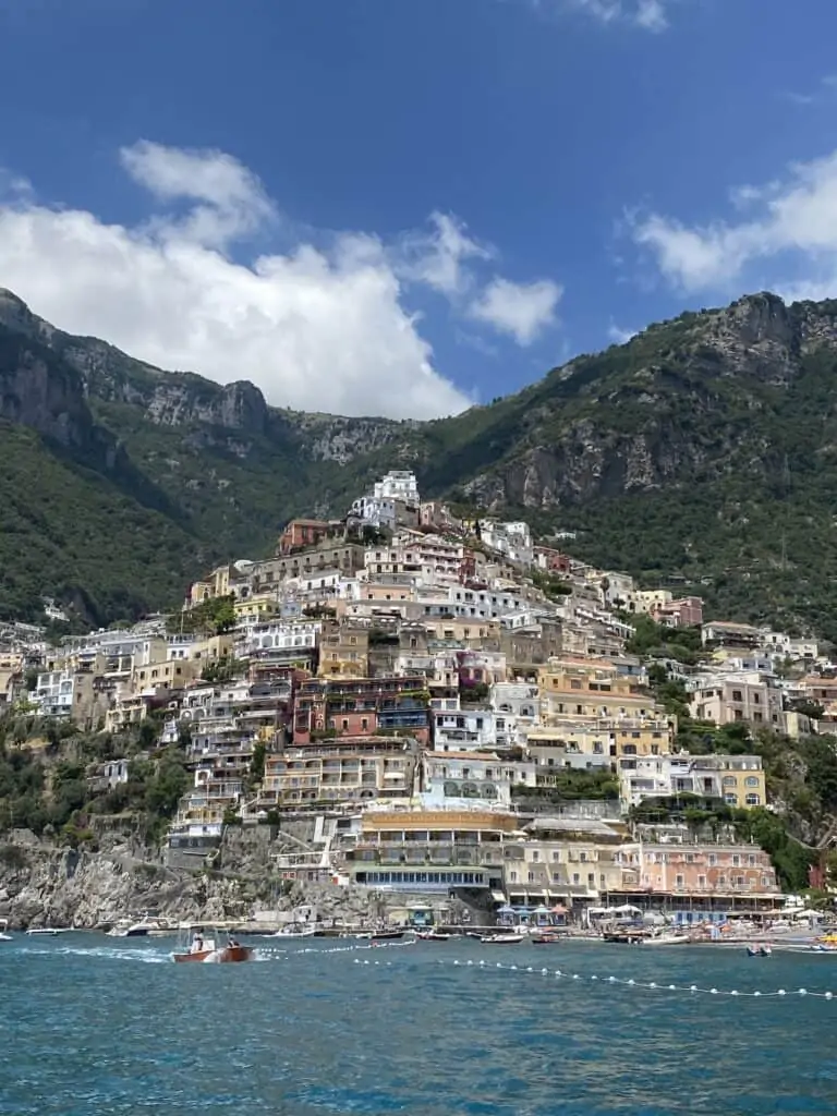 view of the Blue Star Positano