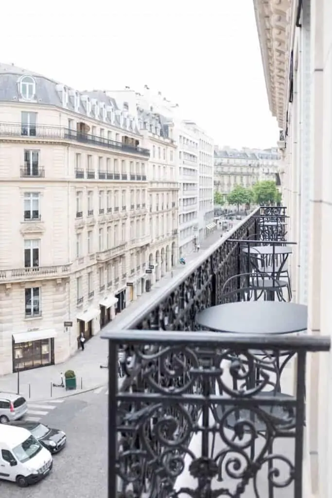 Paris hotels list