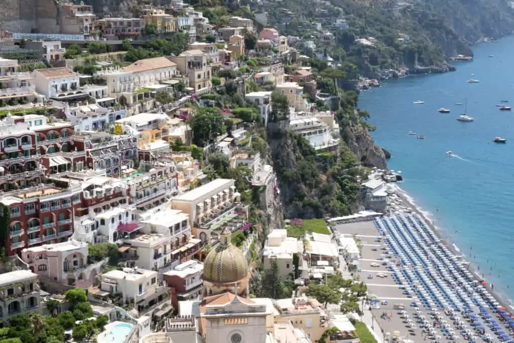 building and ocean view of Amalfi Coast Guide