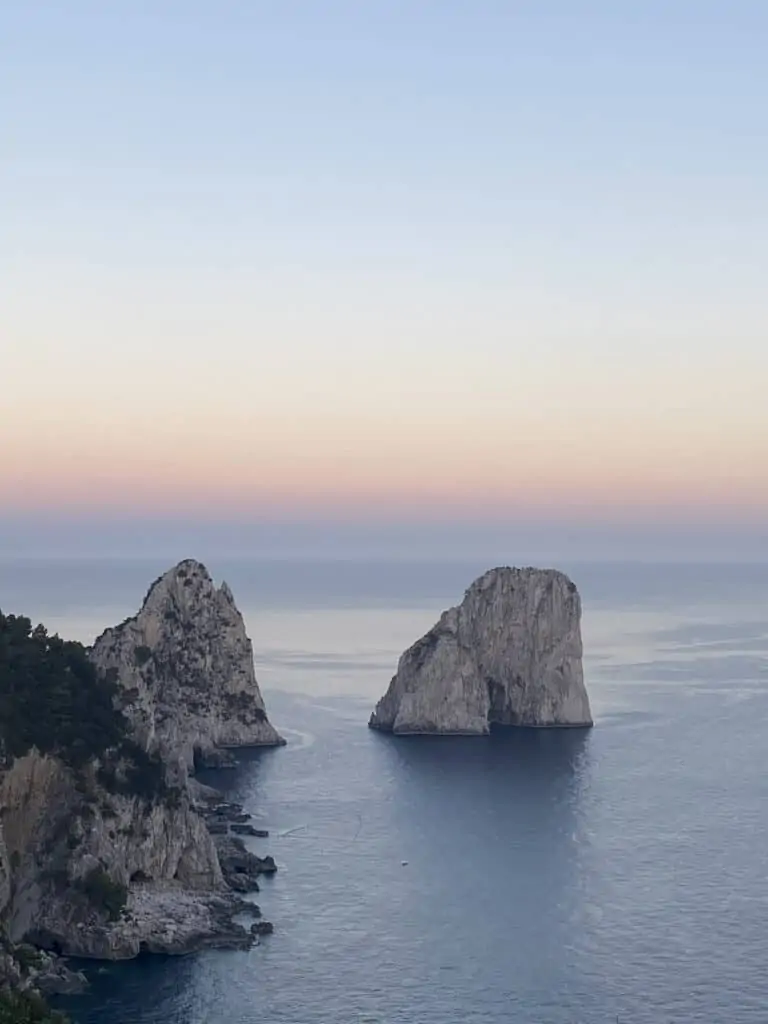 Capri Faraglioni rocks 