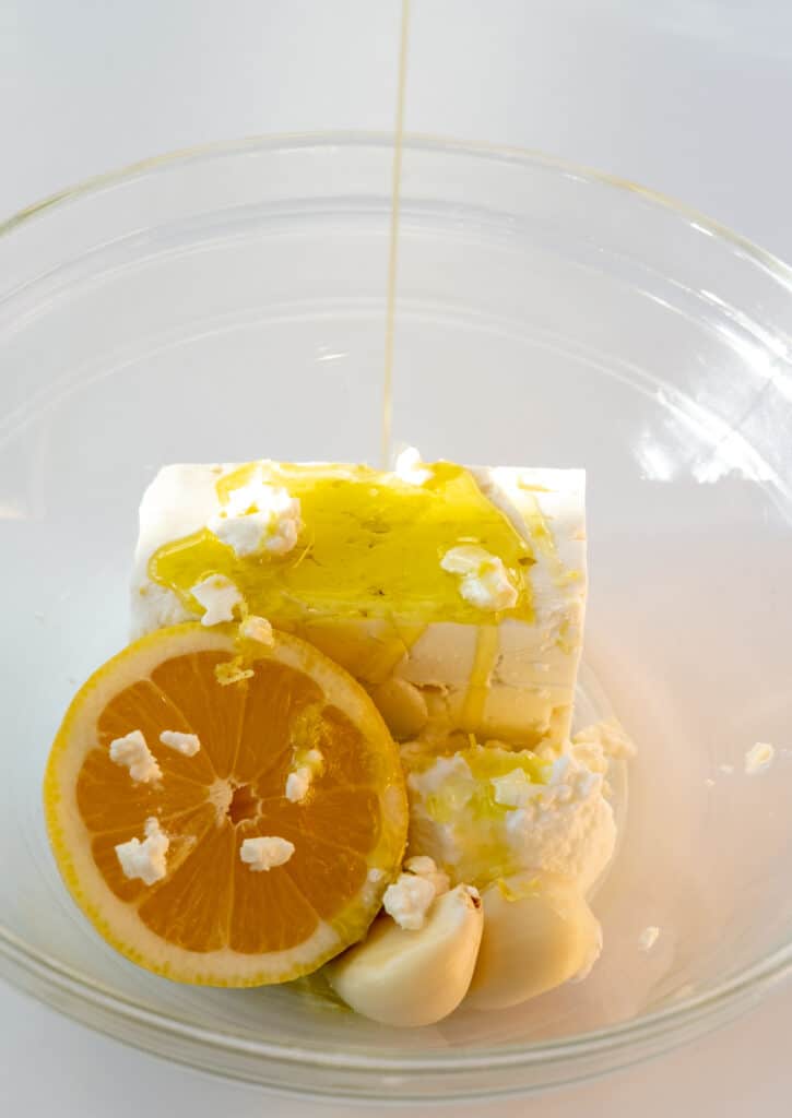 Lemon Feta Yogurt Spread Recipe