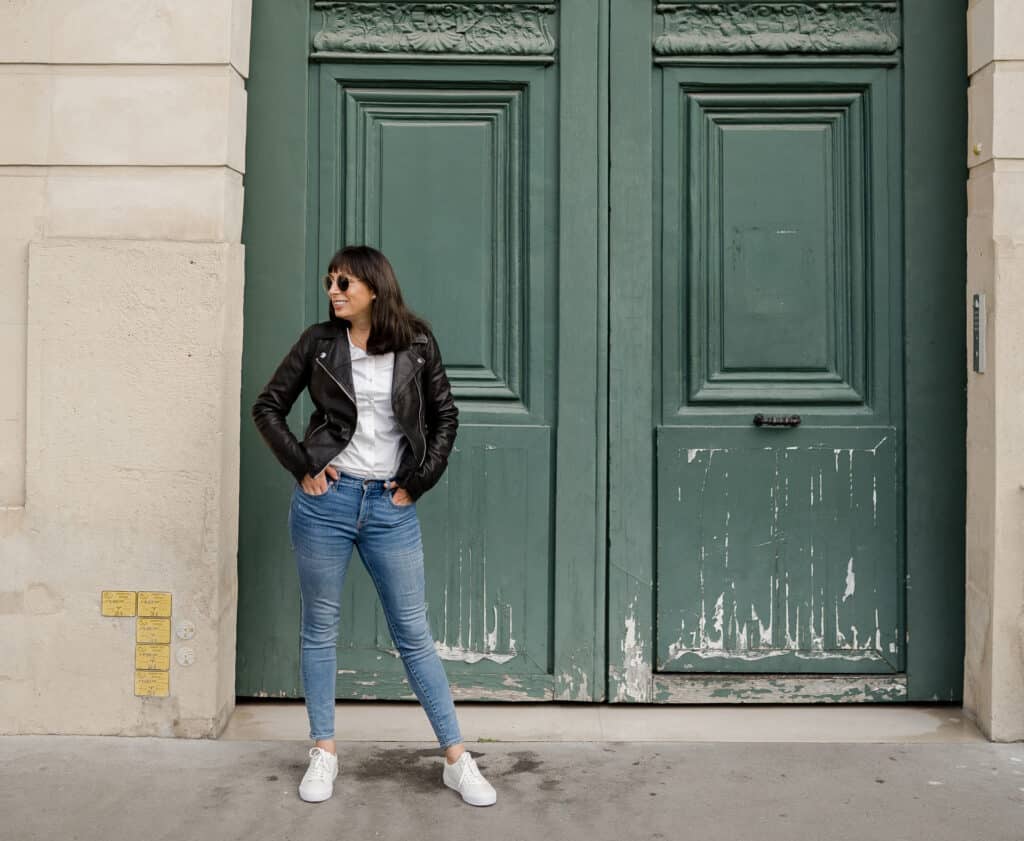 Madewell sneakers for Paris in the spring 