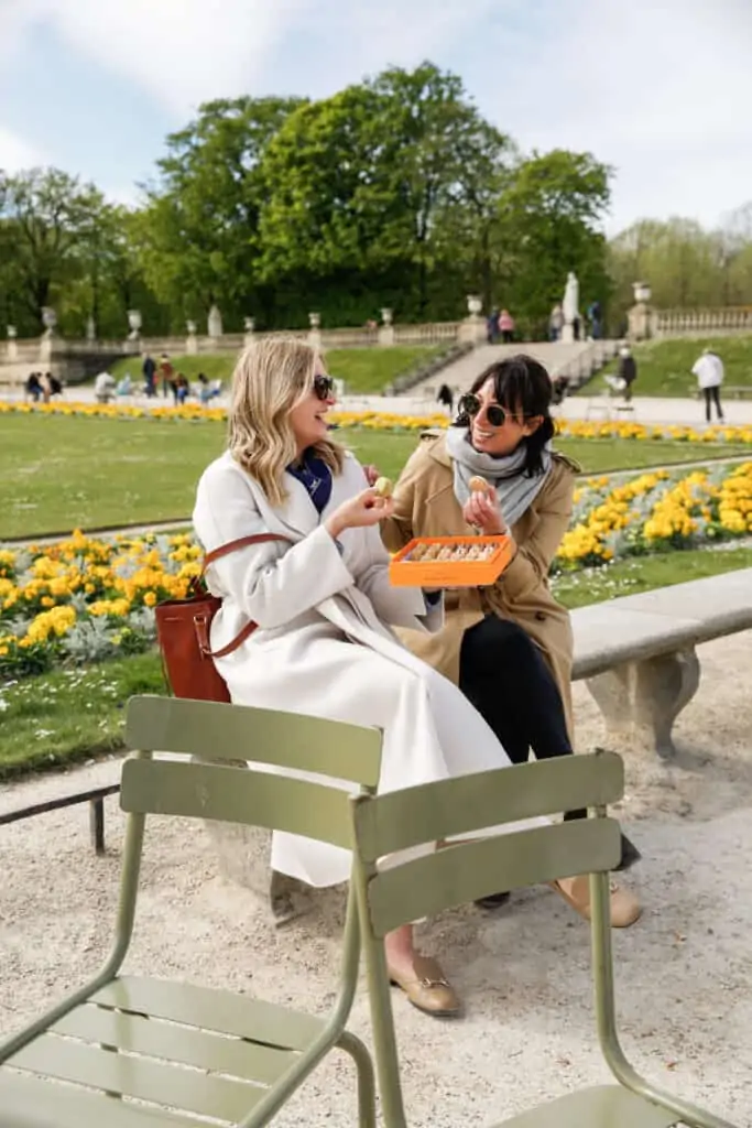 Paris spring Luxembourg gardens 