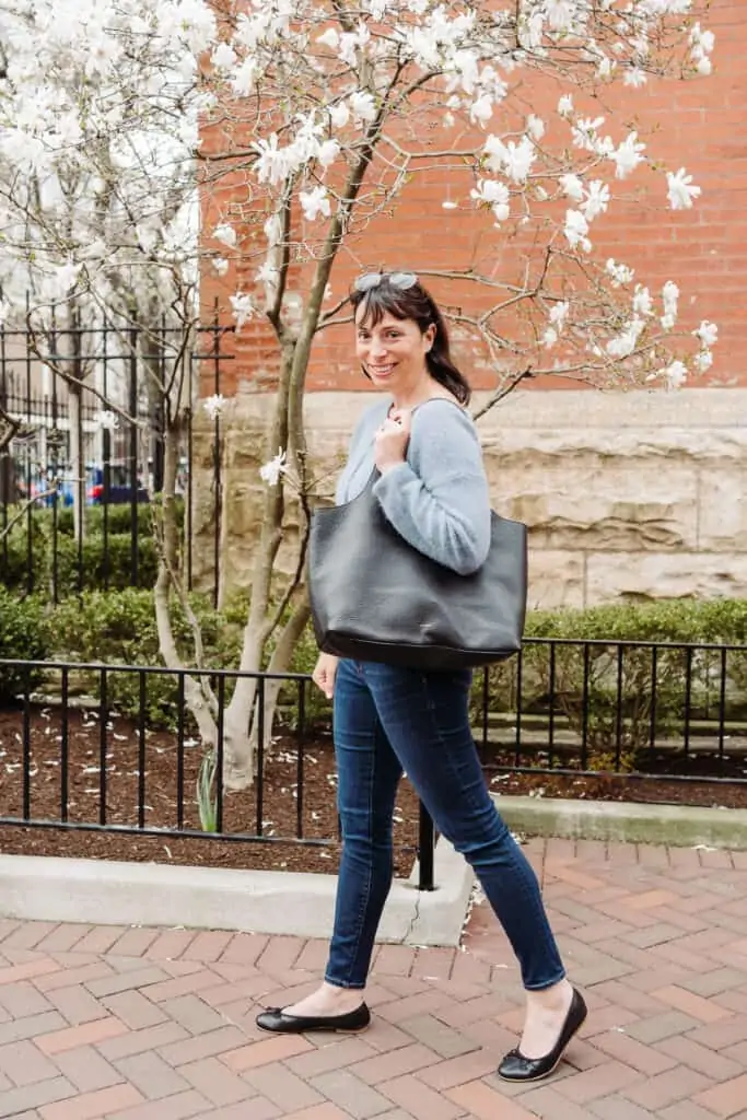 Cuyana Launched a Small Version of Its Leather Easy Tote