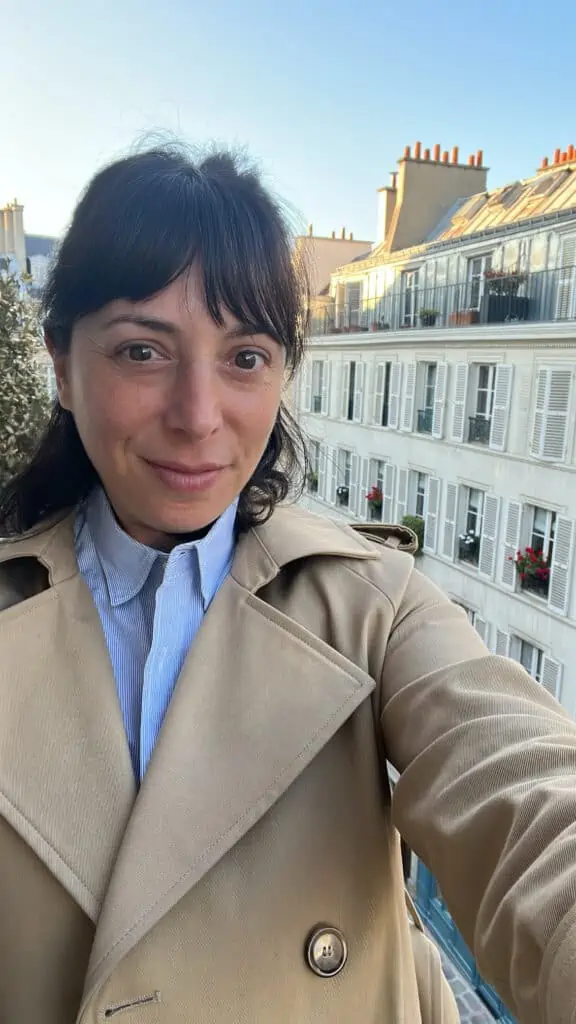 Pavillon Saint Germain balcony selfie