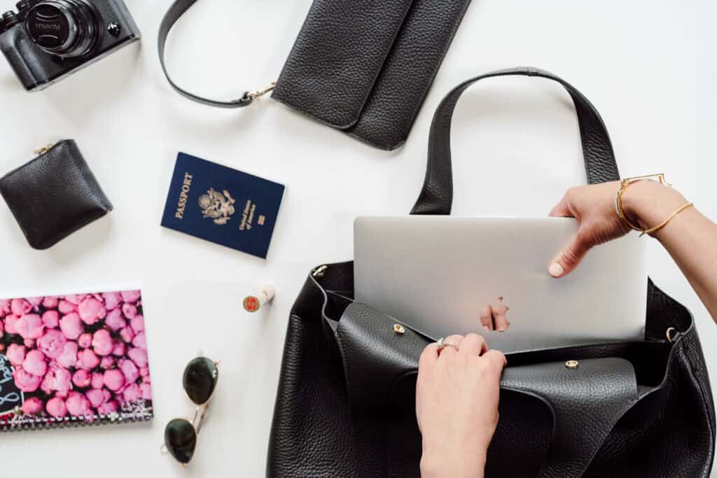 Women's Travel Essentials for a Long Flight