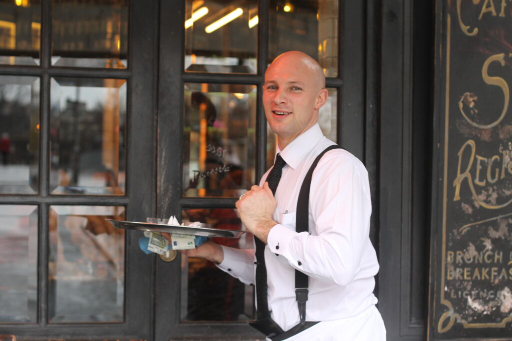 Waiter in Paris