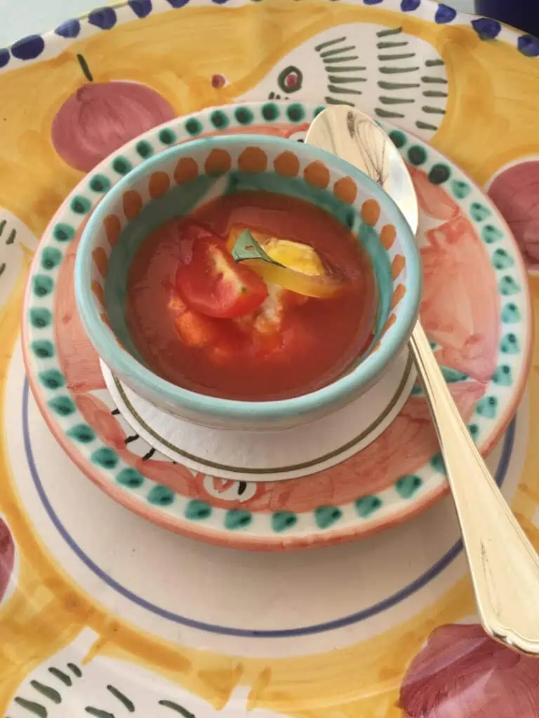 Ina's Gazpacho easy summer recipe 