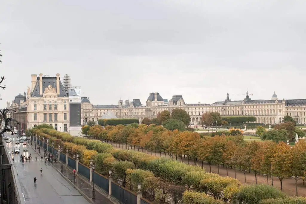 Le Meurice Paris hotels view of the Tuileries 