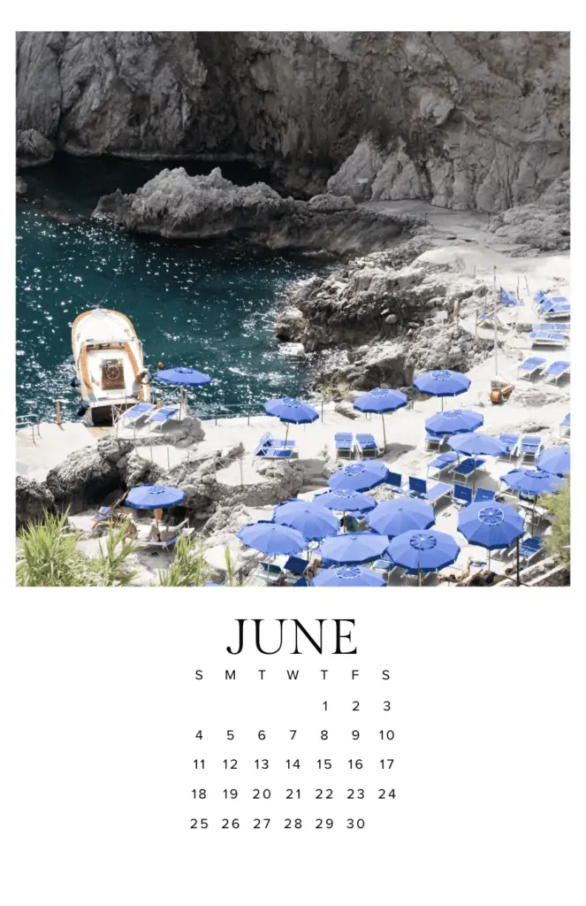 Italian beaches calendar 2023 rebecca plotnick 