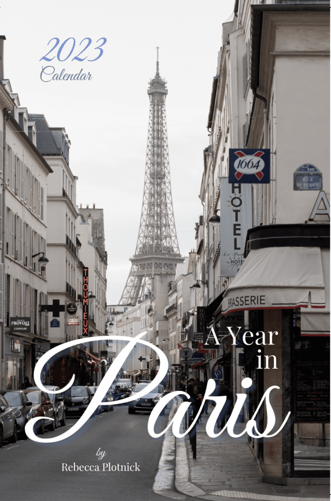  A year in Paris 2023 calendar by Rebecca Plotnick