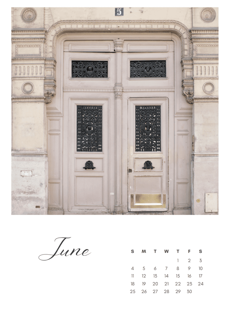 A year in Paris 2023 calendar by Rebecca Plotnick 