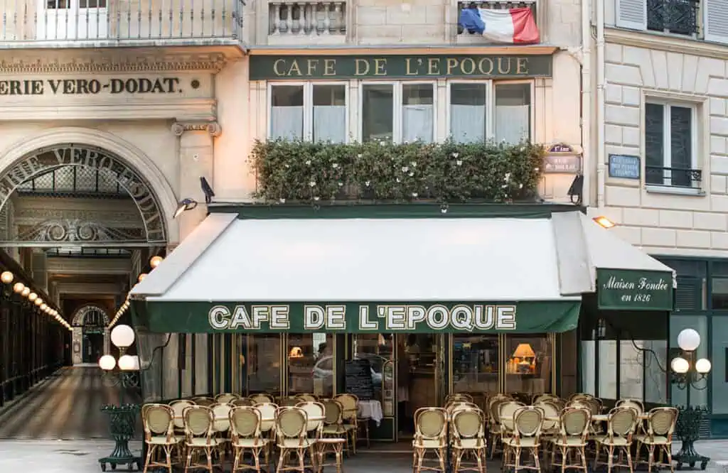 Right Bank Paris cafe everyday parisian 