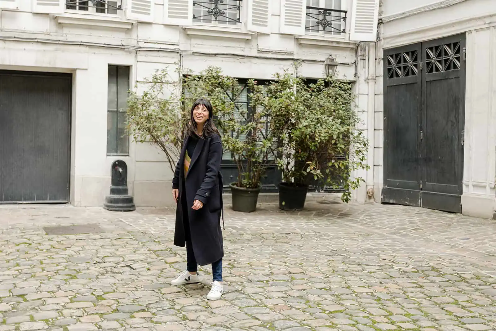 Sezane winter coat for Paris 