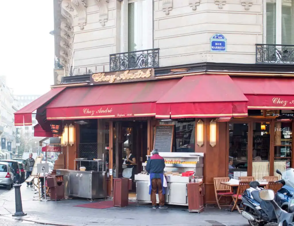 best french bistro Paris 