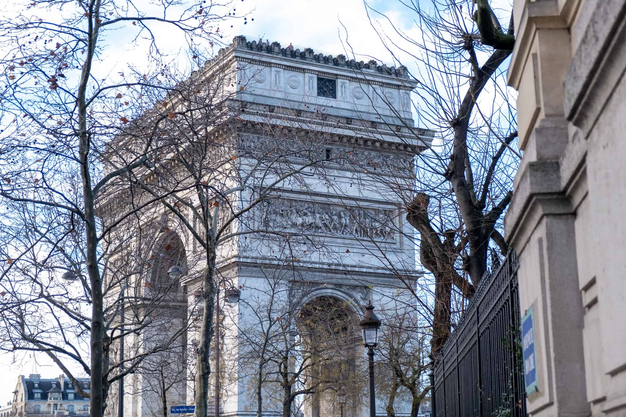 Arc de Triumph Paris winter everyday parisian 
