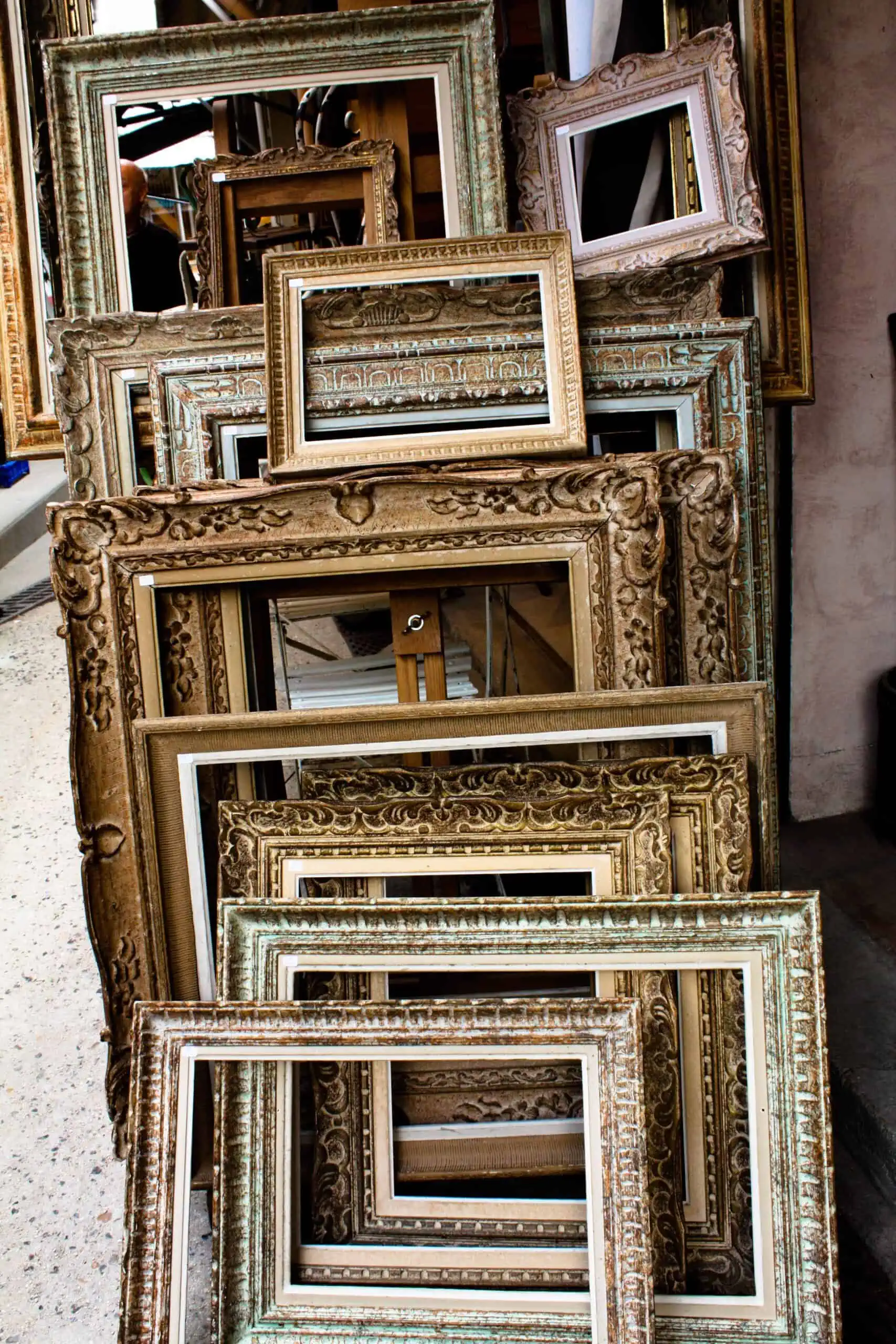 Paris flea market frames everyday parisian 