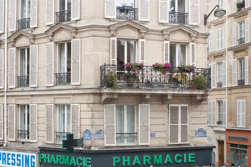 French pharmacy in Paris 