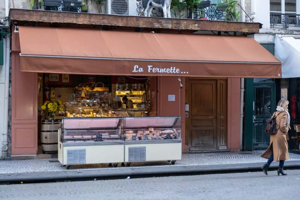 La Fermette Paris cheese shop 