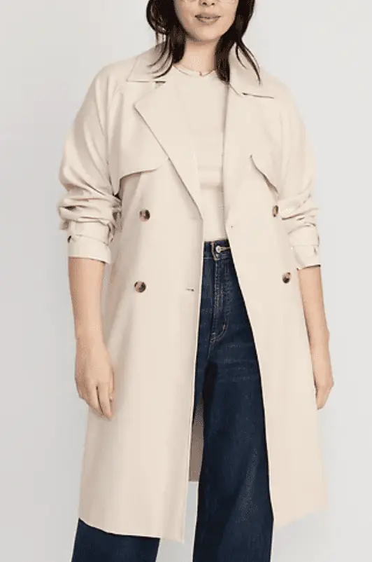 Intuition Paris Trench Coat with Fur Trim 38 - Sold Out