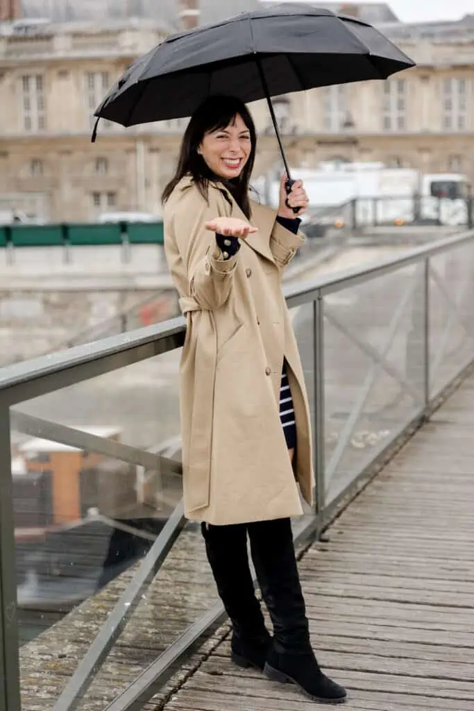 Petite waterproof trench on sale coat